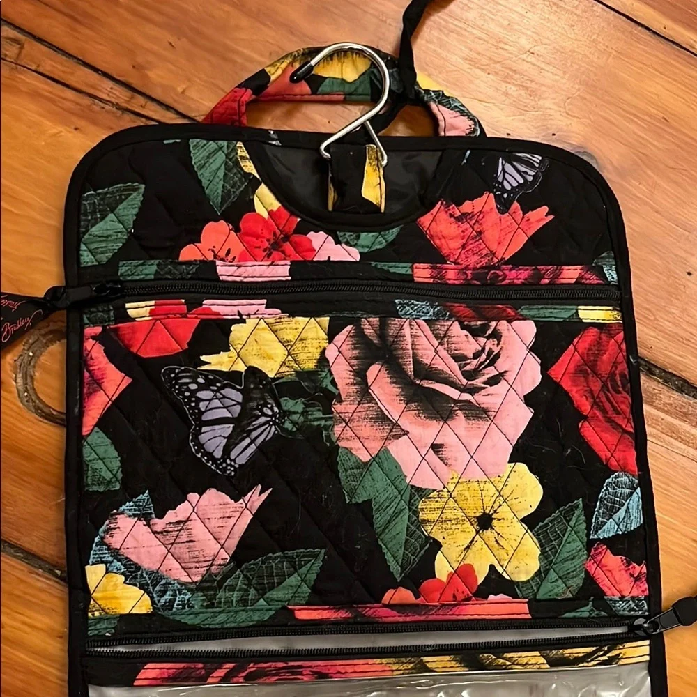 Vera Bradley Black Floral Travel Organizer